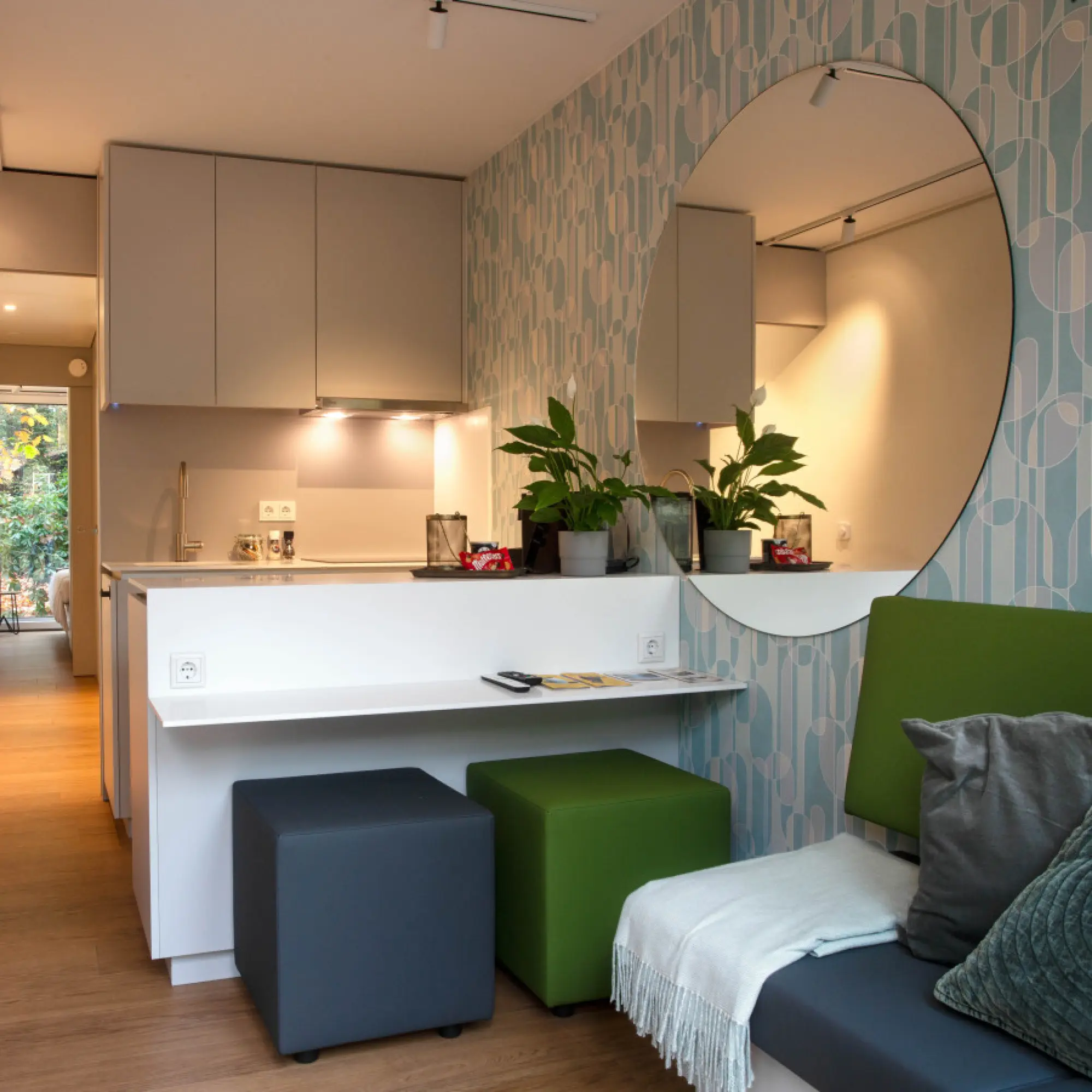 Living and pantry